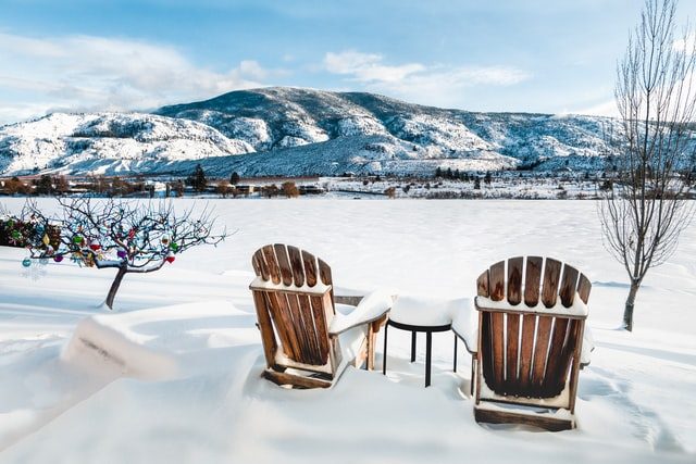 Better hide these stunning garden furniture from the snow!